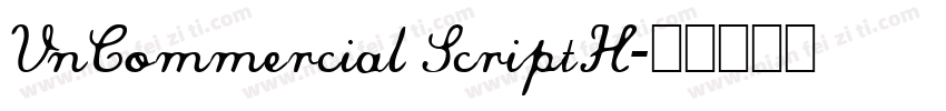 VnCommercial ScriptH字体转换